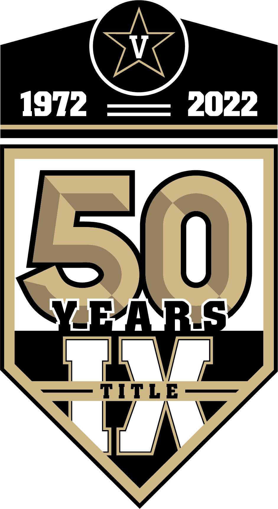 Vanderbilt Commodores 2022 Anniversary Logo iron on transfers for clothing